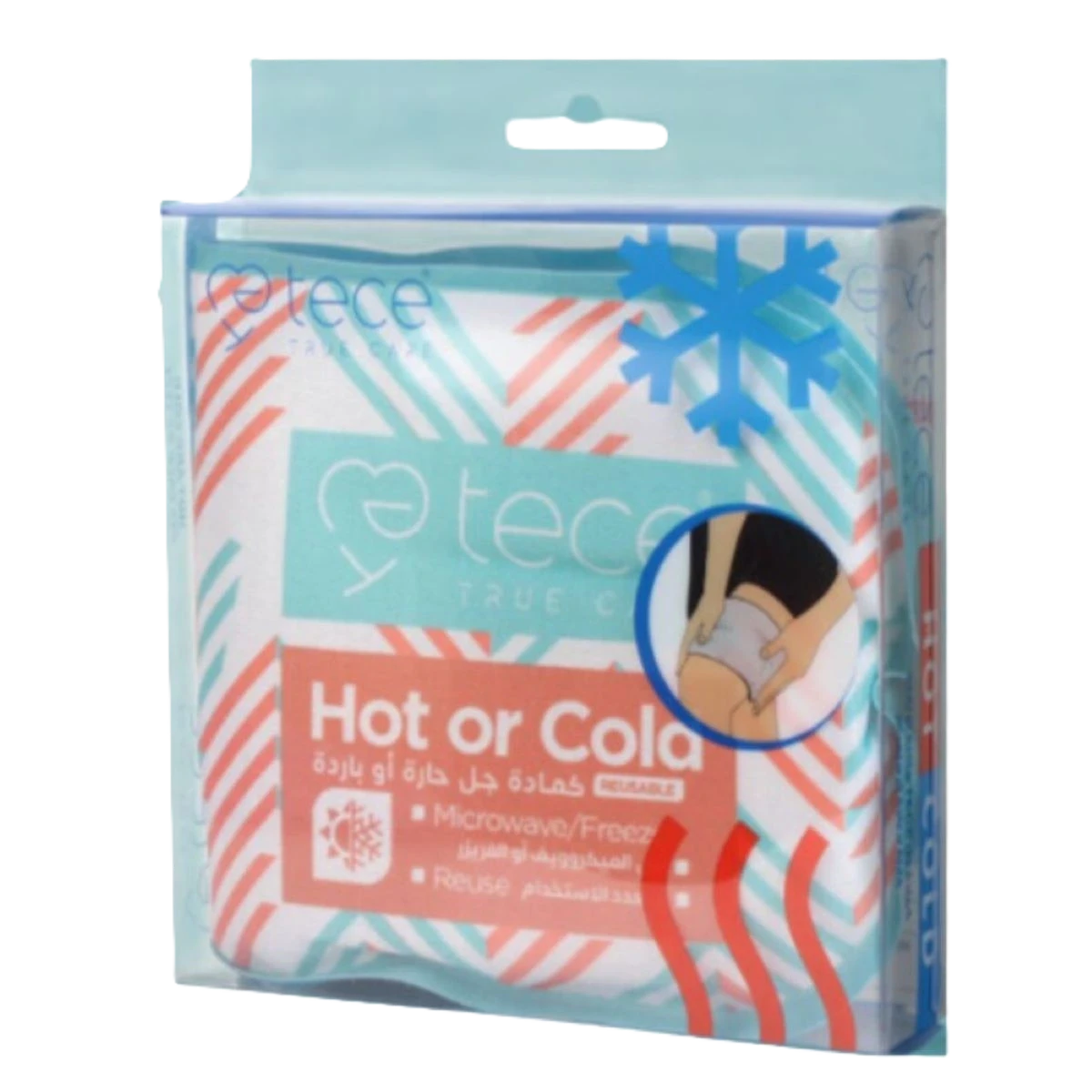 كمادة جل تيك كبيرة ملونة