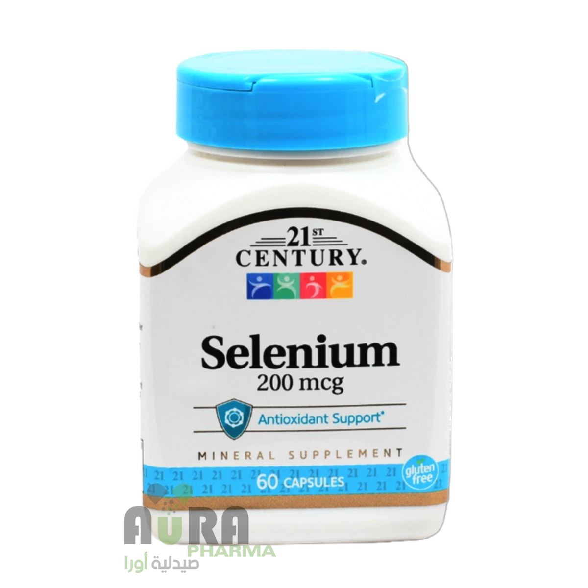 سيلينيوم 200 ميكروجرام 60 كبسولة 21 سنشيري