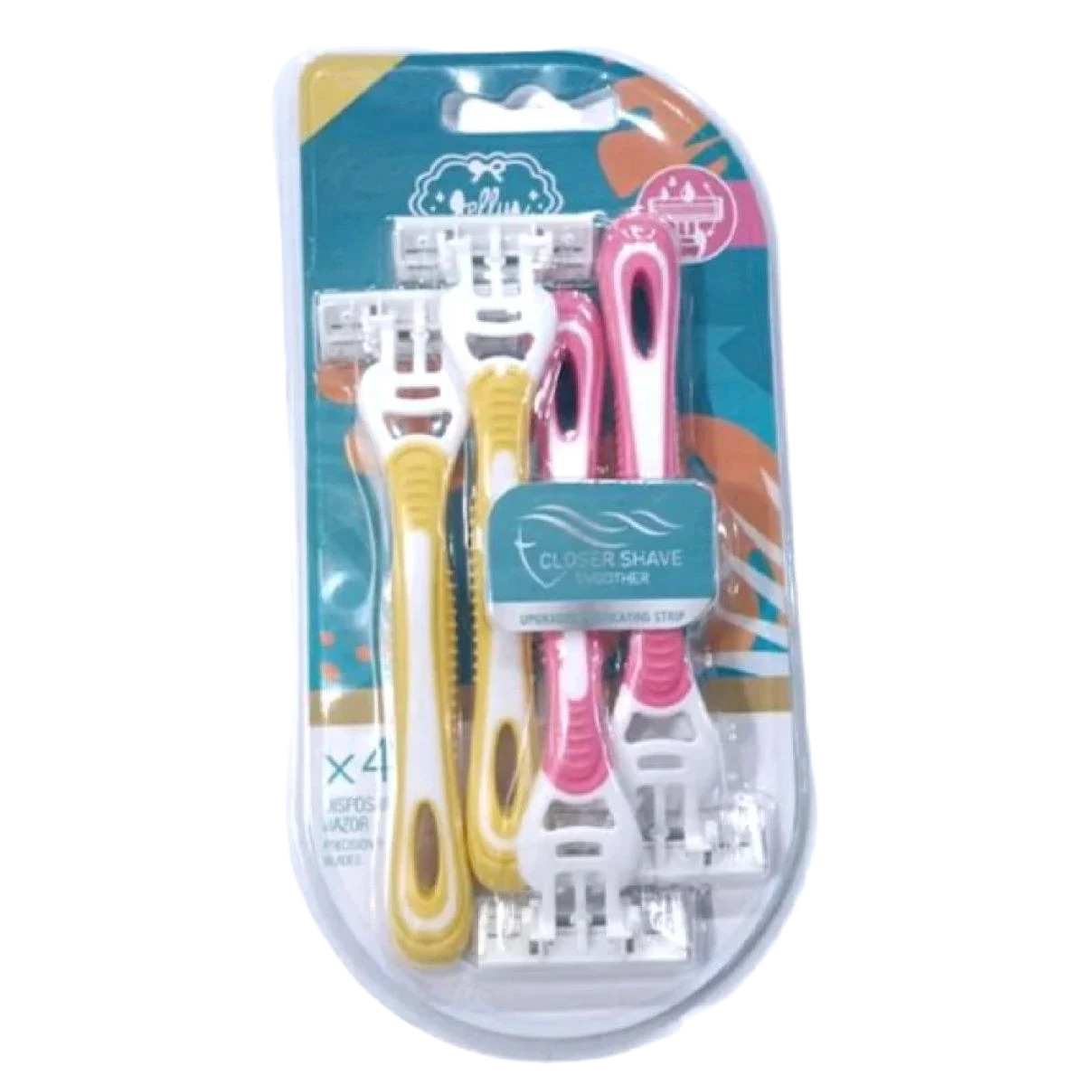 جيليز امواس حلاقة نسائية ذات شفرات ثلاثية للجسم 4 امواس