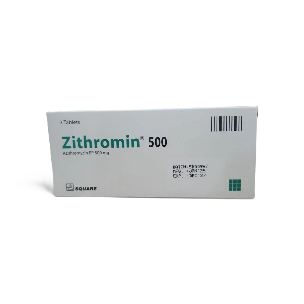 زيثرومين 500ملجم 3 اقراص اومنيتريد المحدوده