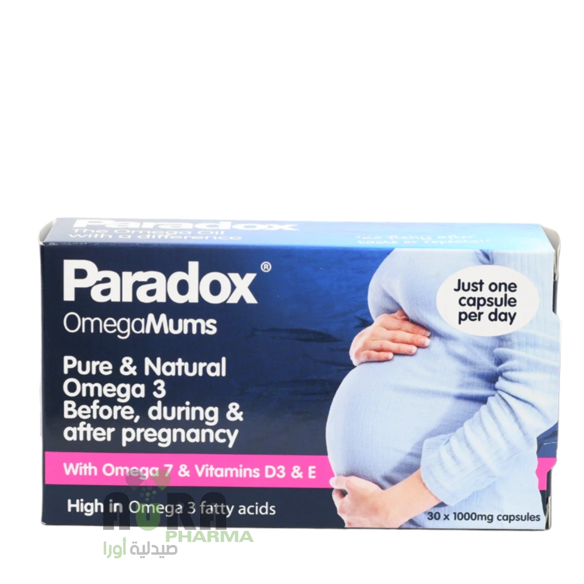 بارادوكس أوميجا مامز DHA+ 30 كبسولة