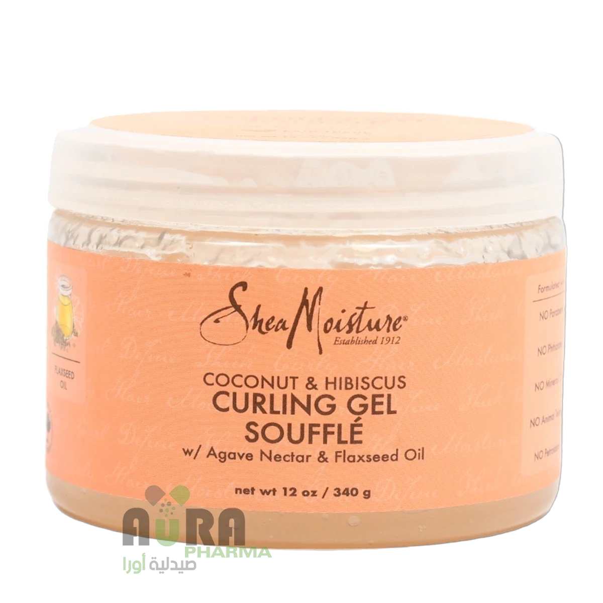 جل تمويج الشعر شيا مويستشر سوفليه بجوز الهند والكركديه - 354 مل