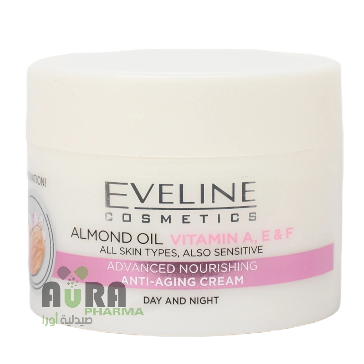 كريم بزيت اللوز المغذي والمضاد للشيخوخة 50مل 5436 ايفلين