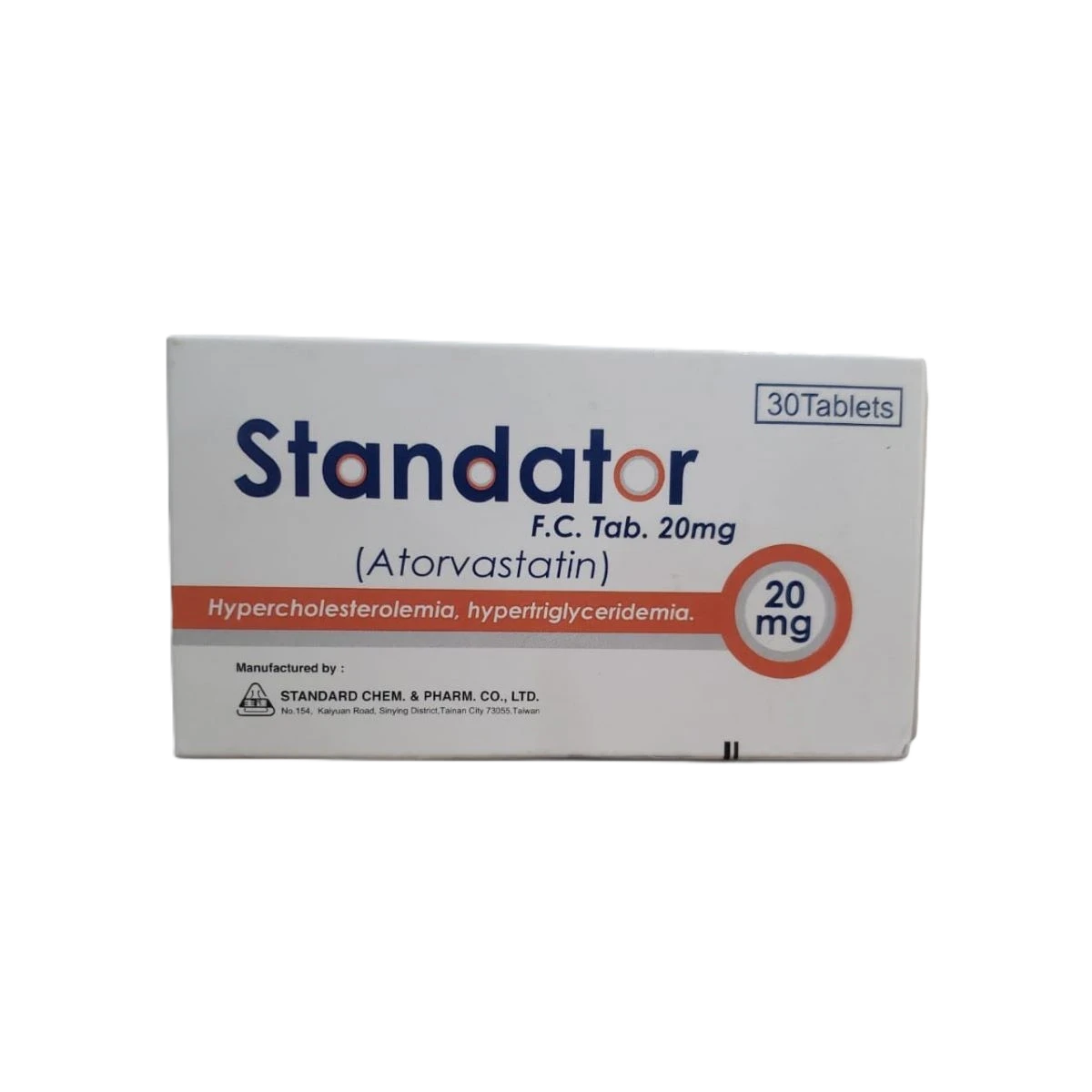 ستانداتور 20ملجم 30قرص الميدان للادويه