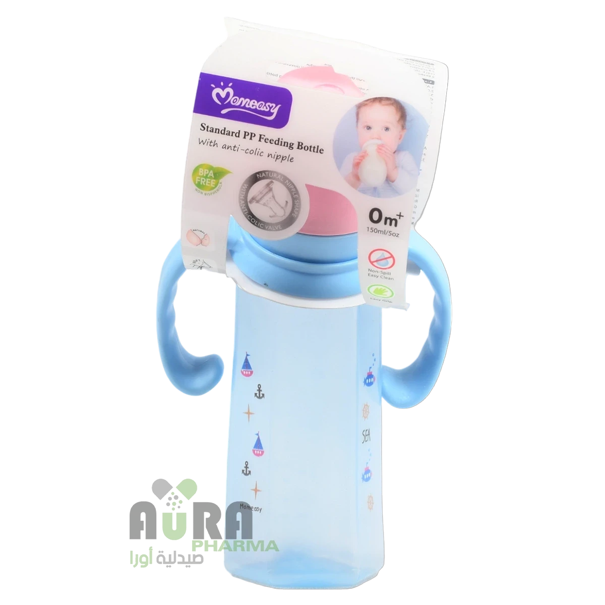 رضاعة اطفال موميسي 150مل مع مقبض 44667