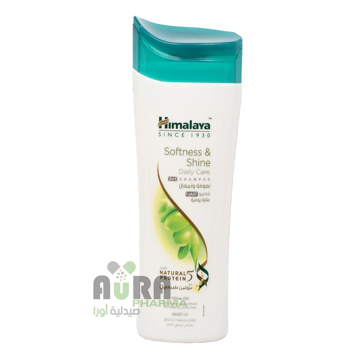 شامبو هيمالايا 2 في 1 بالبروتين لنعومة ولمعان الشعر العادي 200 مل