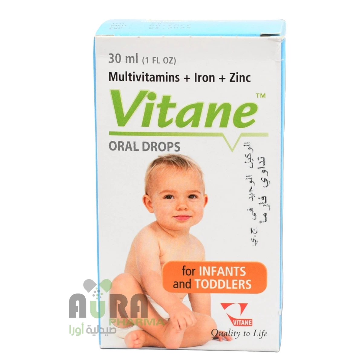 فيتان قطر( فيتامينات +حديد + زنك) 30 مل