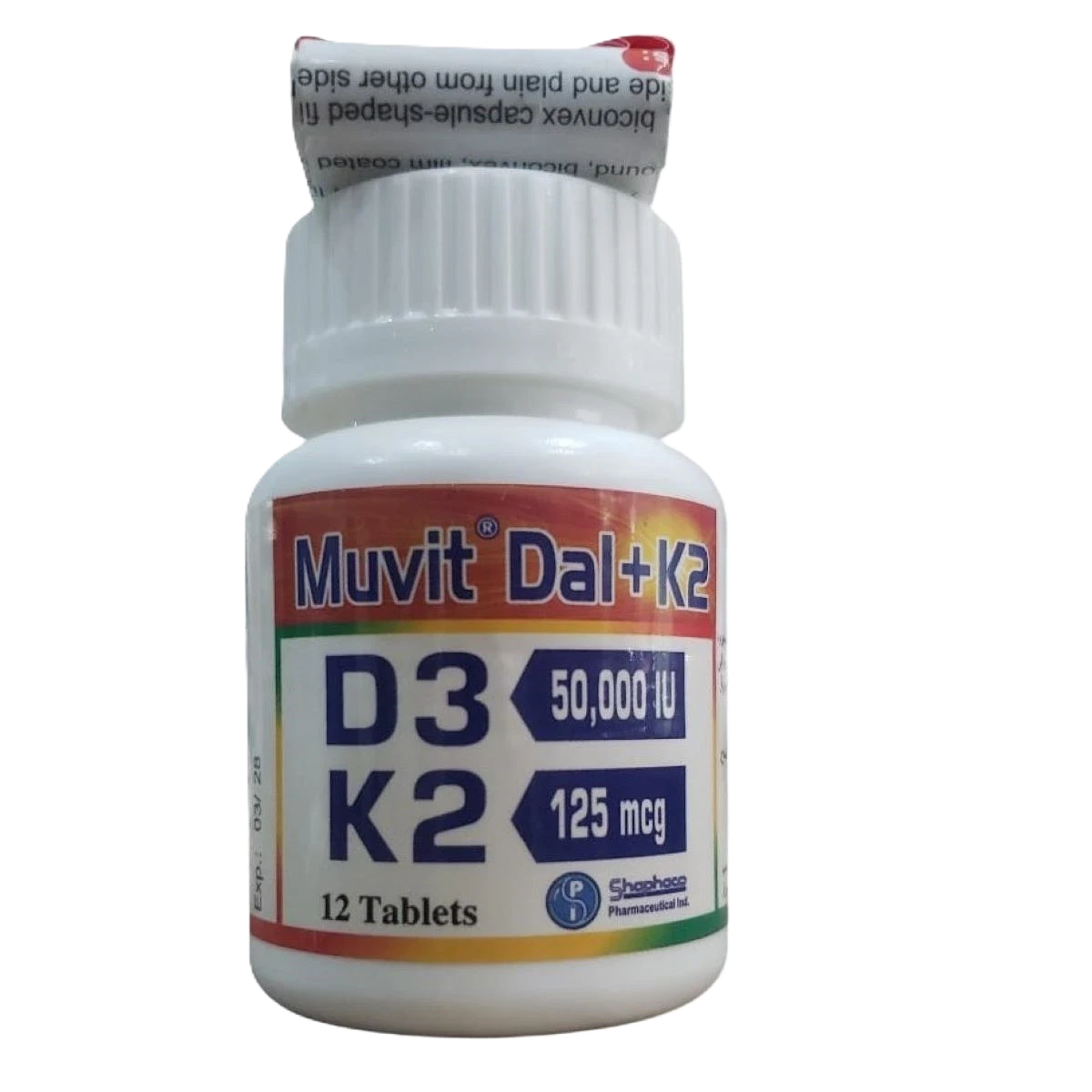 ميوفيت دال +كي 2 12قرص شفاكو