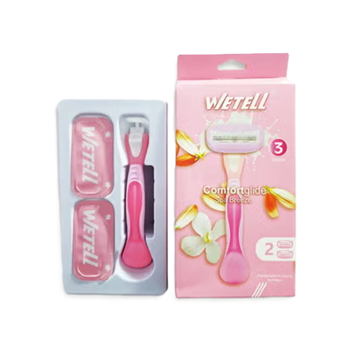 شفرات  ويتيل كومفورت جلايد سبا بريز النسائيه – 5 شفرات مع جل لنعومة فائقة