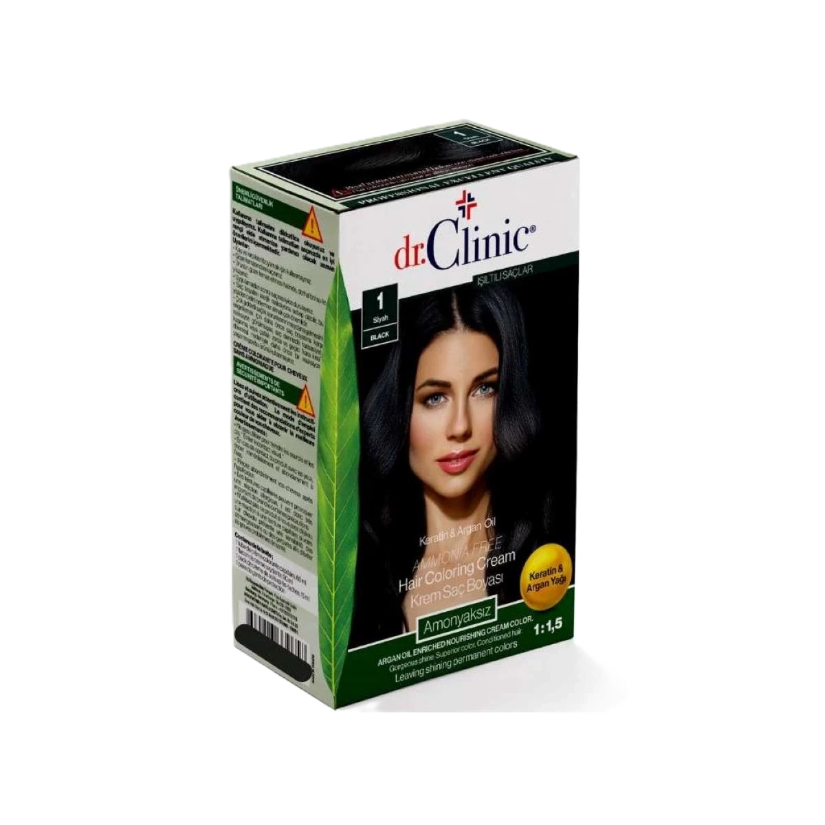 د.كلينك صبغة شعر اسود بدرجة 1