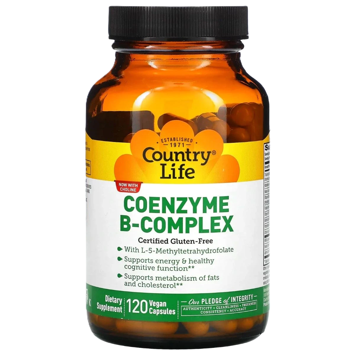 كونتري لايف أنزيم ب-كومبلكس 120 كبسولة