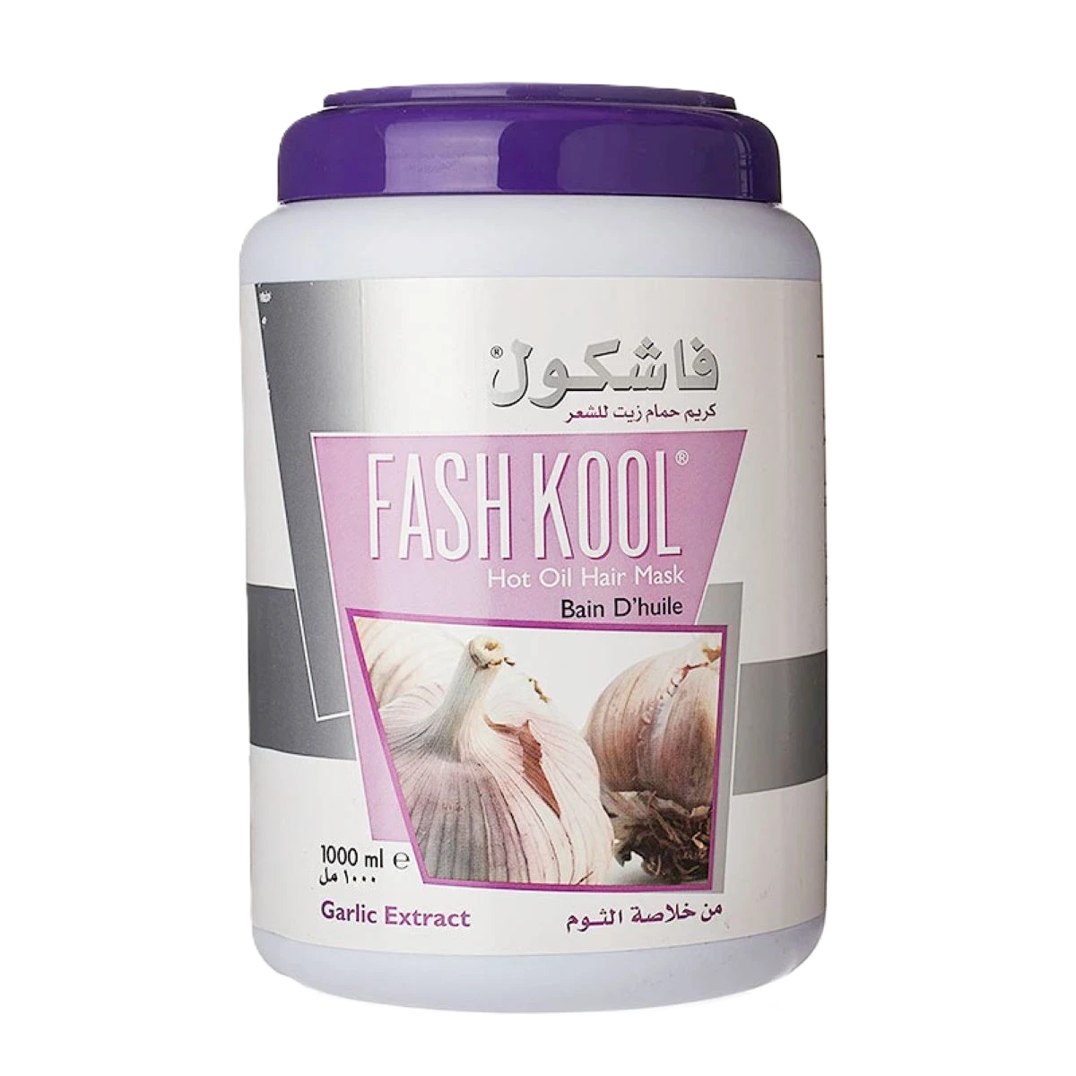 فاشكول كريم حمام زيت للشعر بخلاصة الثوم من كريم كاب -1000 مل