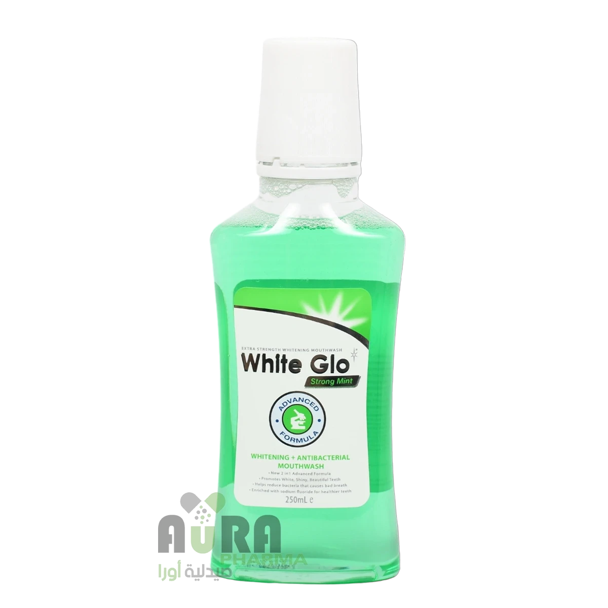 مضمضة وايت جلو برائحة النعناع، 250 مل