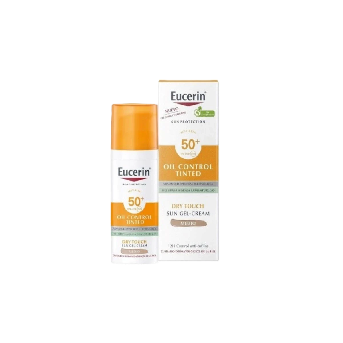 يوسرين كريم واقي من الشمس للتحكم في الزيت  مع كريم اساس وعامل حماية من الشمس 50+، 50 مل