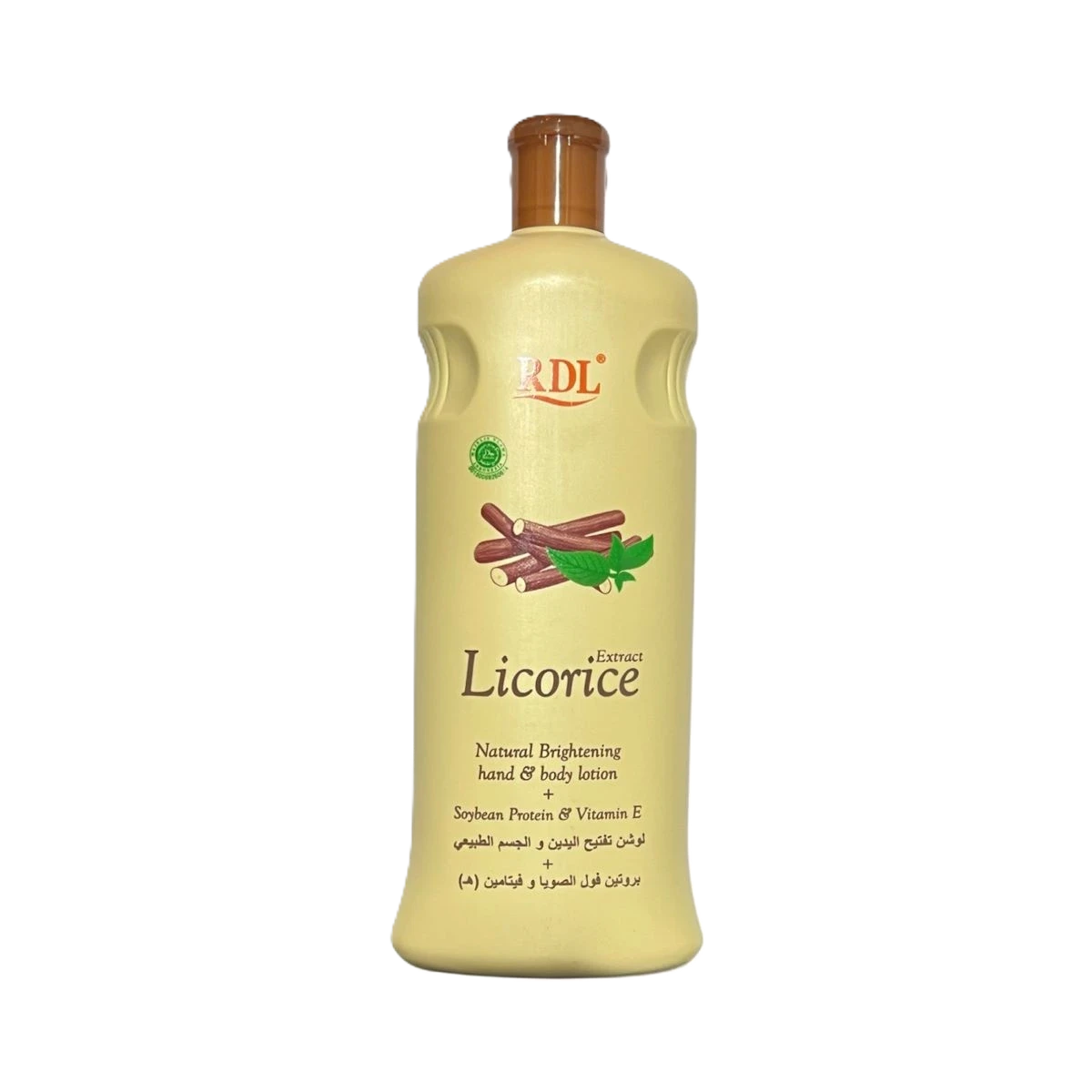 ار دي ال لوشن تفتيح اليدين والجسم بخلاصة عرق السوس وفيتامين هـ - 600 مل