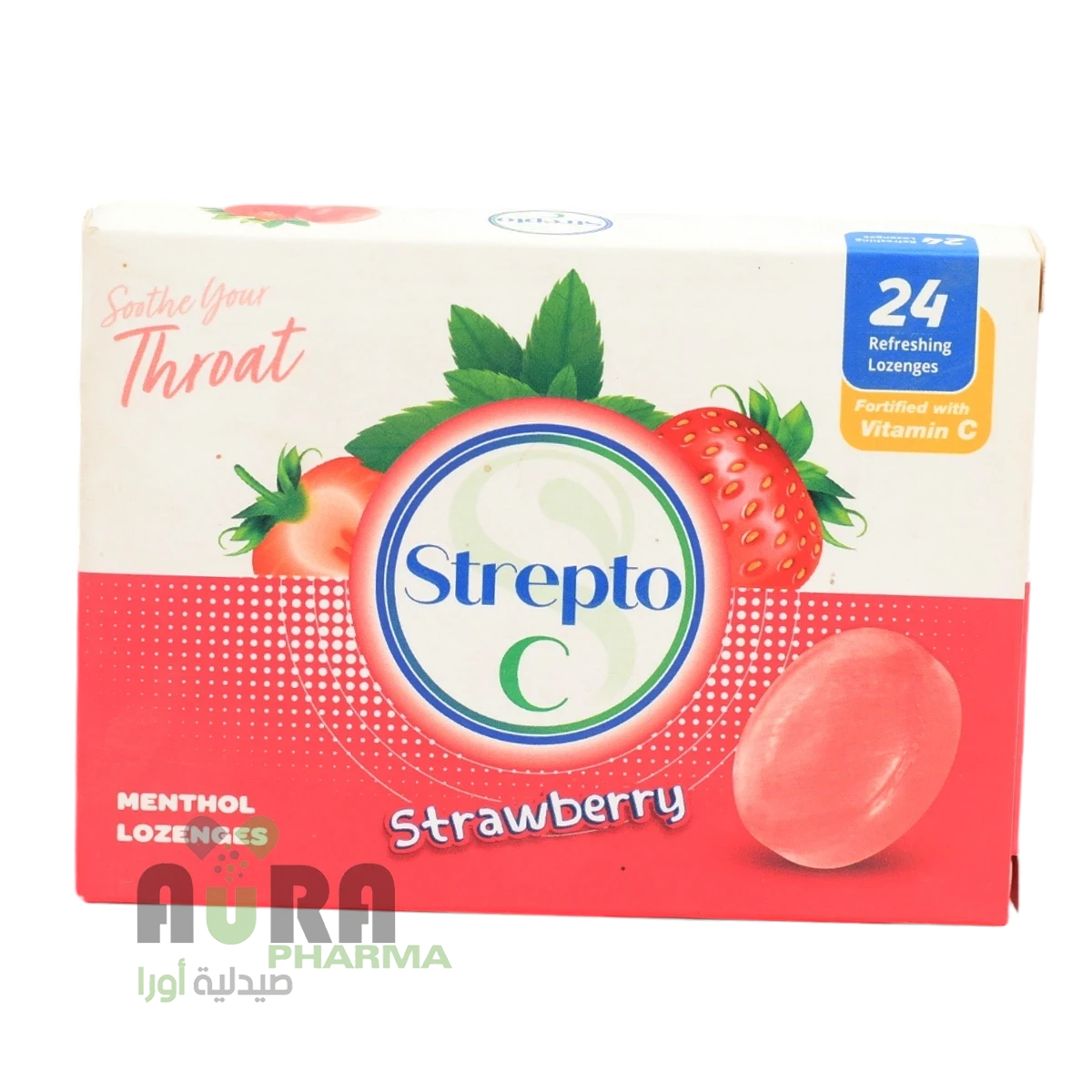 ستربتو سي بالفراولة مصوص