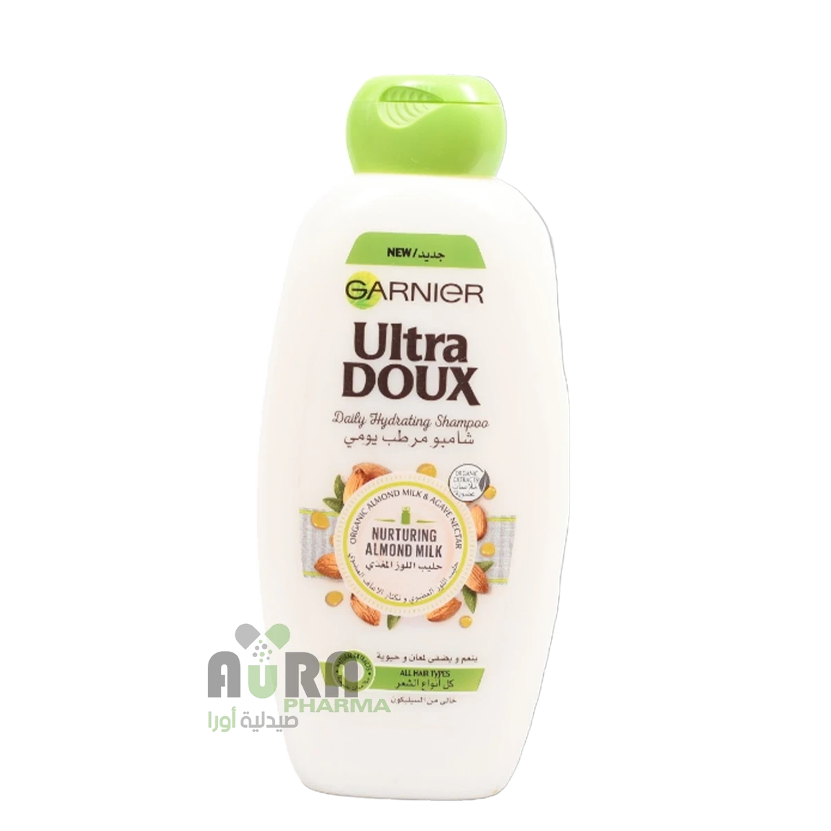 شامبو غارنييه  الترادوكس بالحليب واللوز مرطب يومي-600 مل