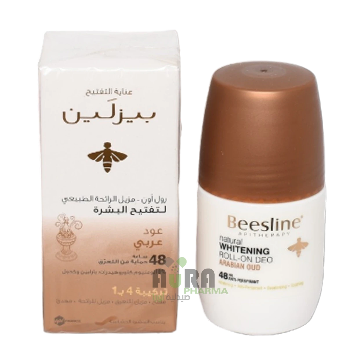 مزيل الرائحة رول اون لتفتيح البشرة من بيزلين - جزر الباسيفيك-50 مل