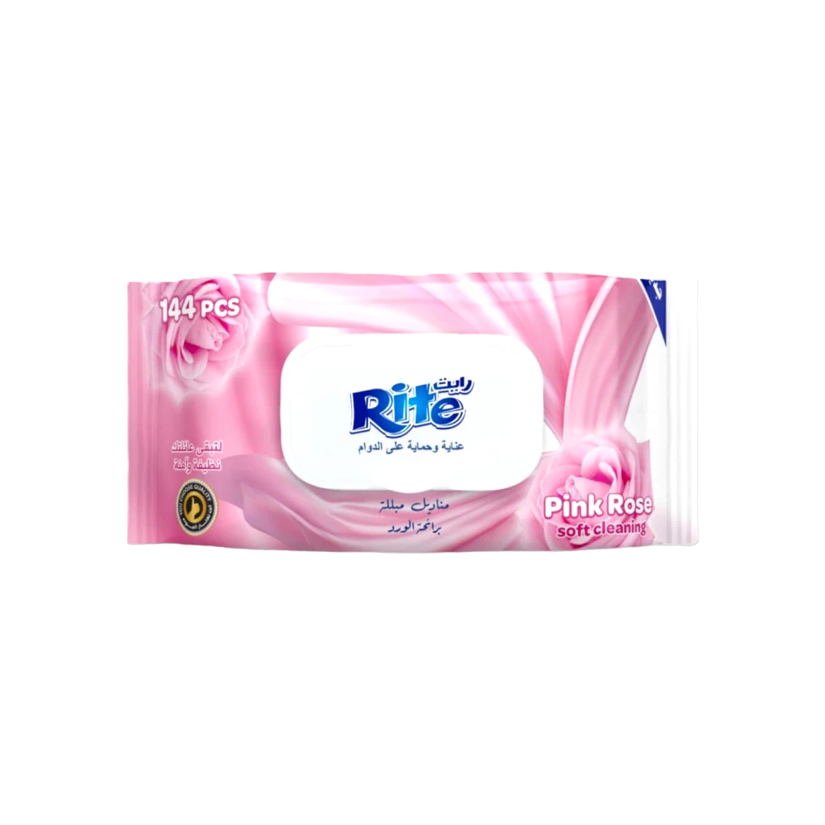 مناديل مبلله برائحة الورد رايت 144حبه