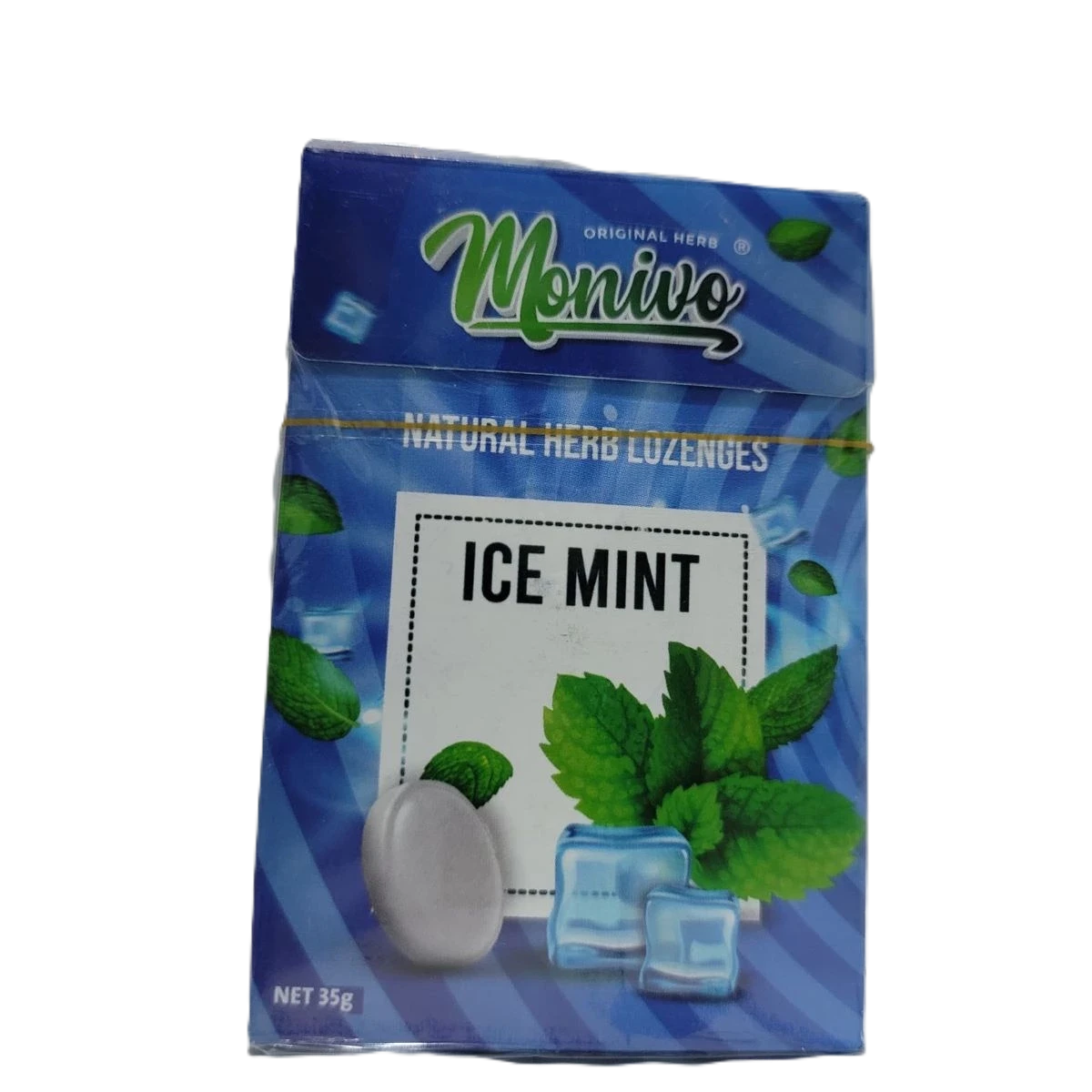 مونيفو مصوص حلق بنكهة النعناع المثلج 35جرام