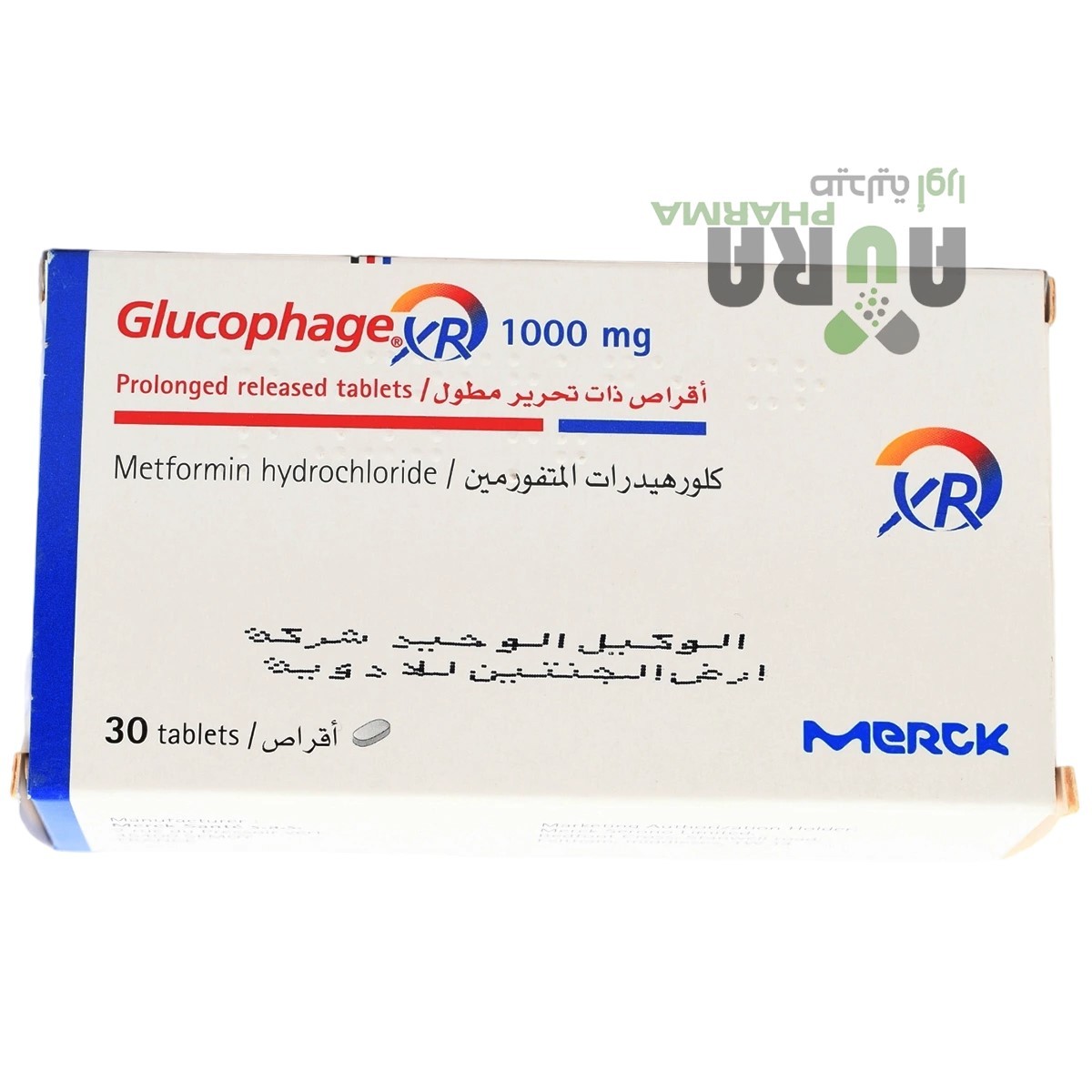 جلوكوفاج اكس ار  1000 مغ كلورهيدرات المتفورمين اقراص ارض الجنتين