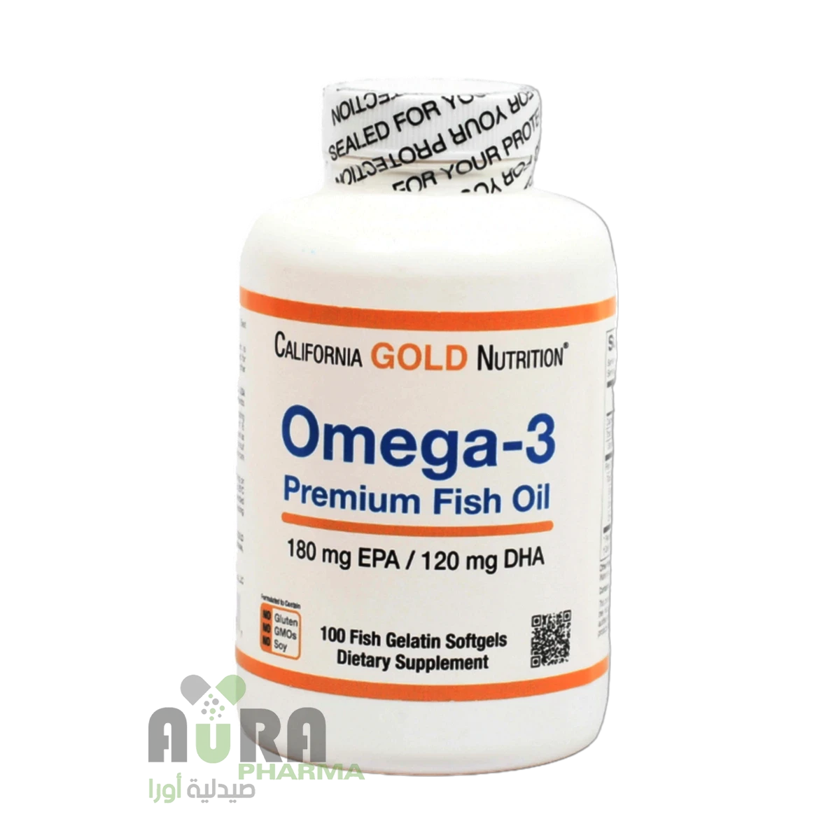 اوميجا 3 جولد نيوتريشن 100كبسولة جيلاتينية هلامية