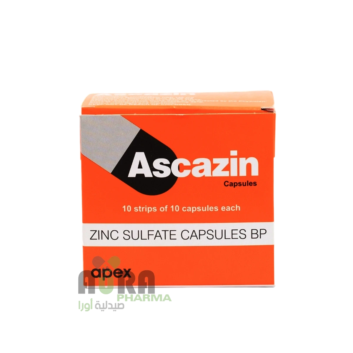 أسكازين 140 مجم شريط 10 كبسولات