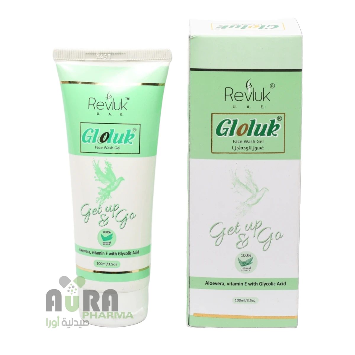 ريفلوك غسول الوجه جلولوك مع الصبار وفيتامين إي -100 مل