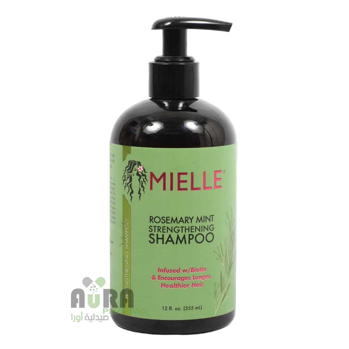 شامبو تقوية الشعر بالروزماري والنعناع من ميلي - 355 مل