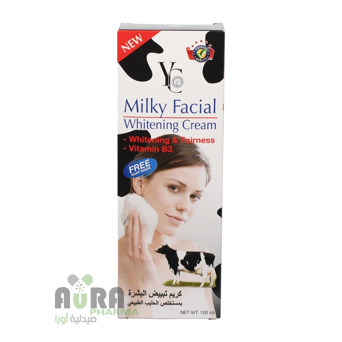كريم تبييض البشرة بالحليب واي سي- 100مل