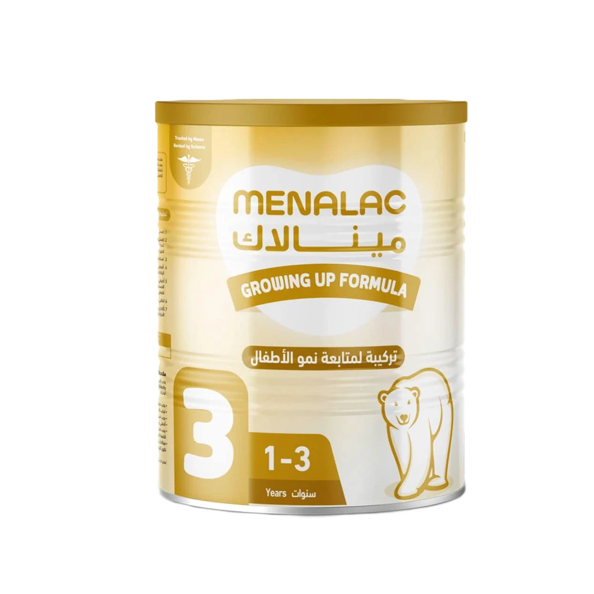 مينالاك حليب أطفال رقم 3 تركيبة لمتابعة نمو الأطفال،400 جم