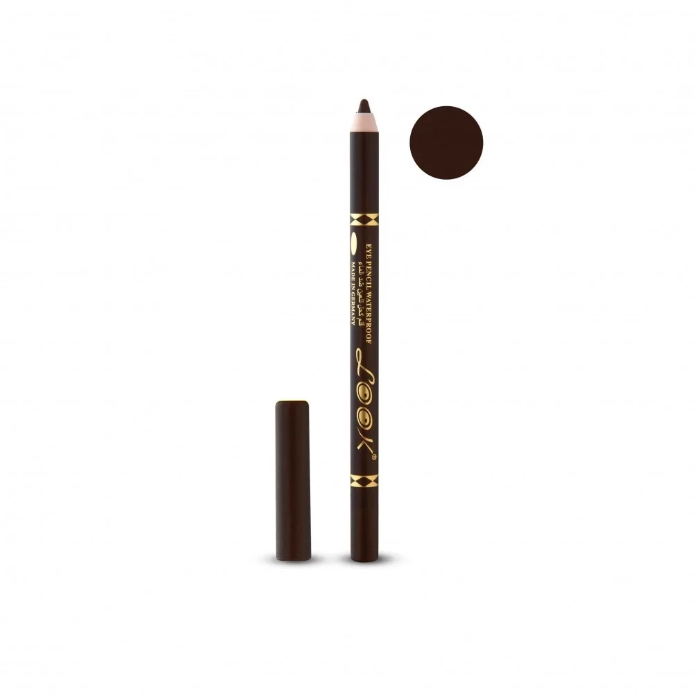 قلم كحل مقاوم للماء رقم 1111 من لوك لون بني
