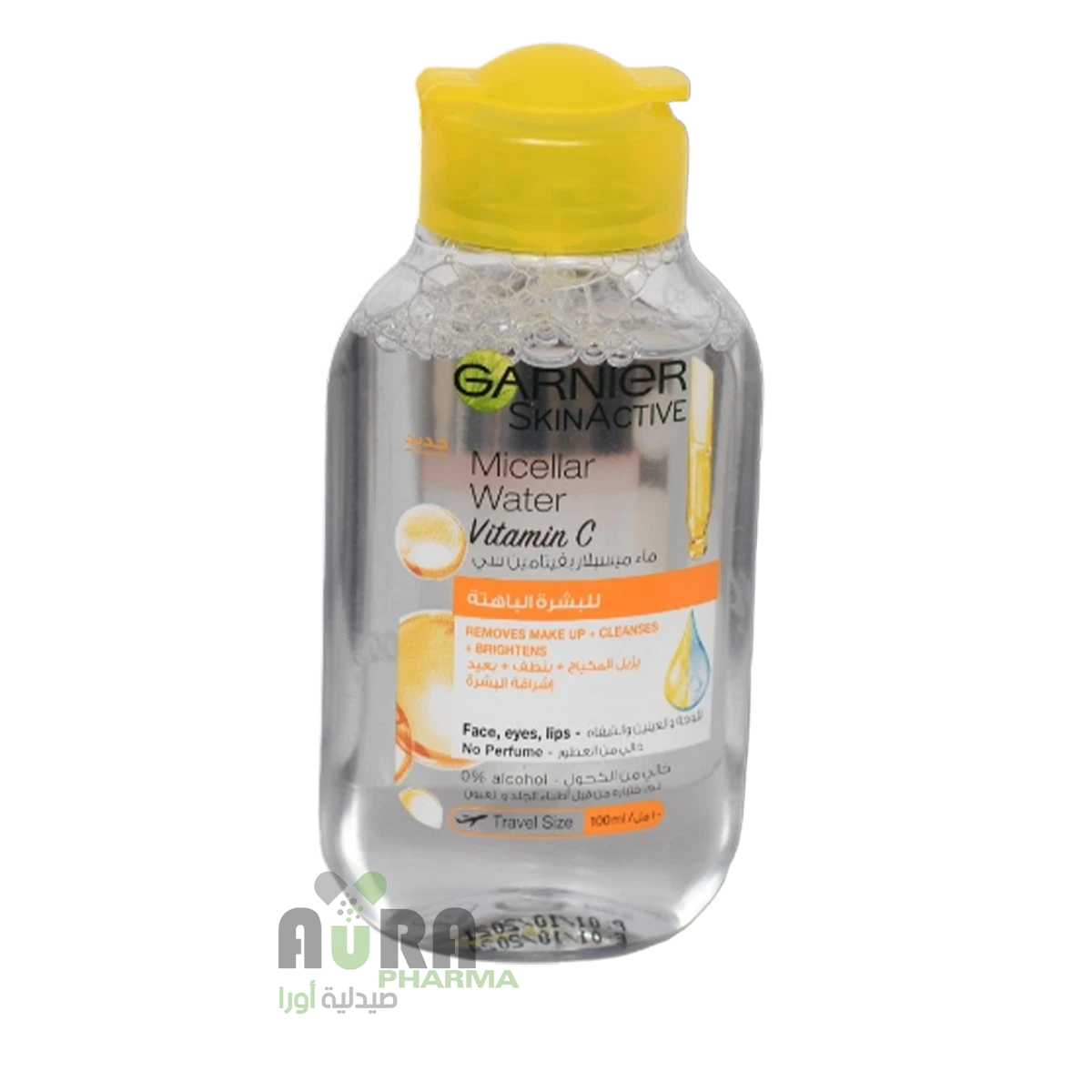 ماء ميسيلار للتنظيف مع فيتامين سي من غارنييه سكين اكتيف - 100 مل