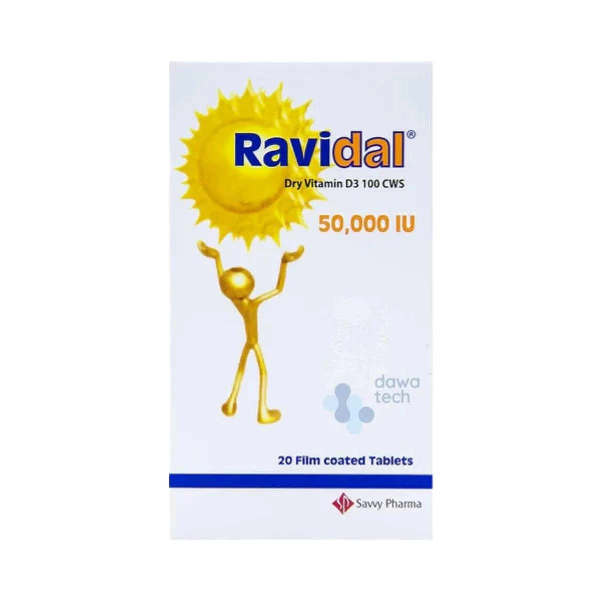 رافيدال 50,000وحده دوليه20 قرص