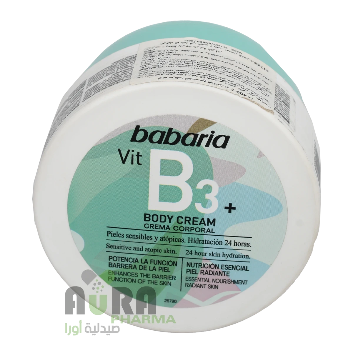 حليب الجسم – فيتامين B3 للجسم مرطب و مغذي 400 مل