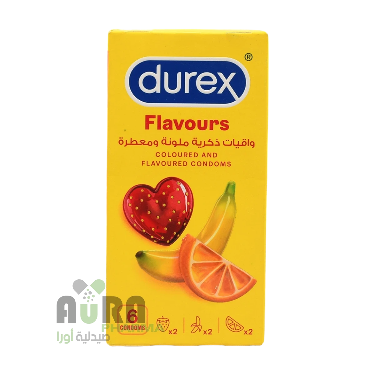 ديوريكس ملونة ومعطرة واقي 6 حبات