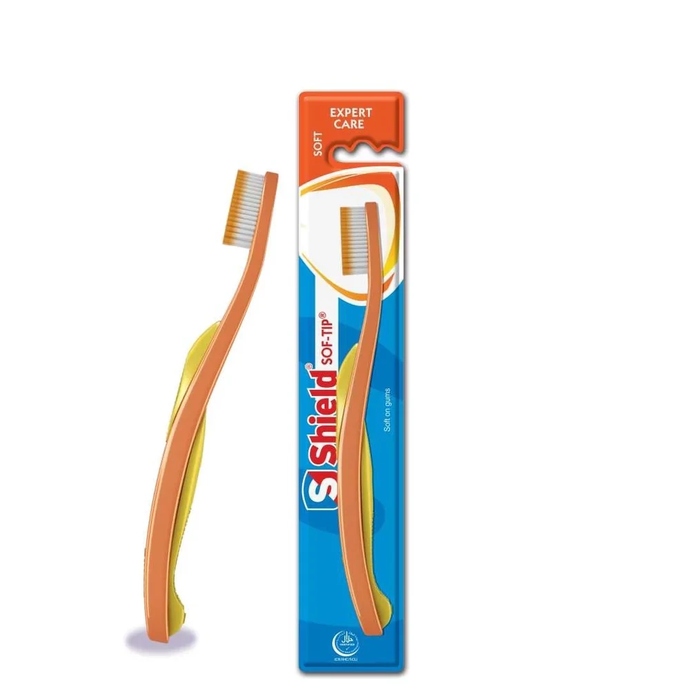 فرشاة الأسنان شيلد سوف-تيب خبراء العناية الناعمة