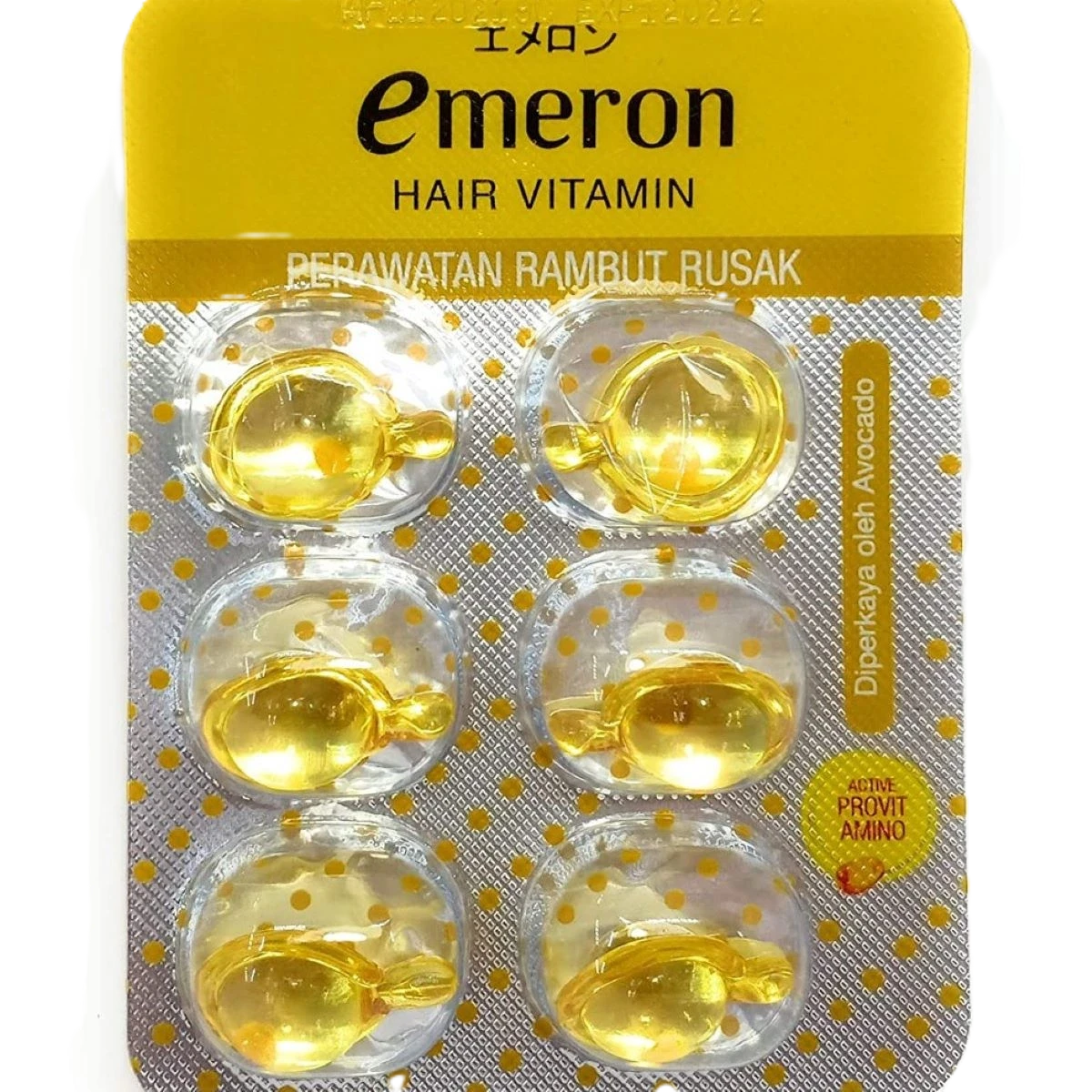 إيميرون فيتامين للعناية بالشعر التالف 6كبسولات