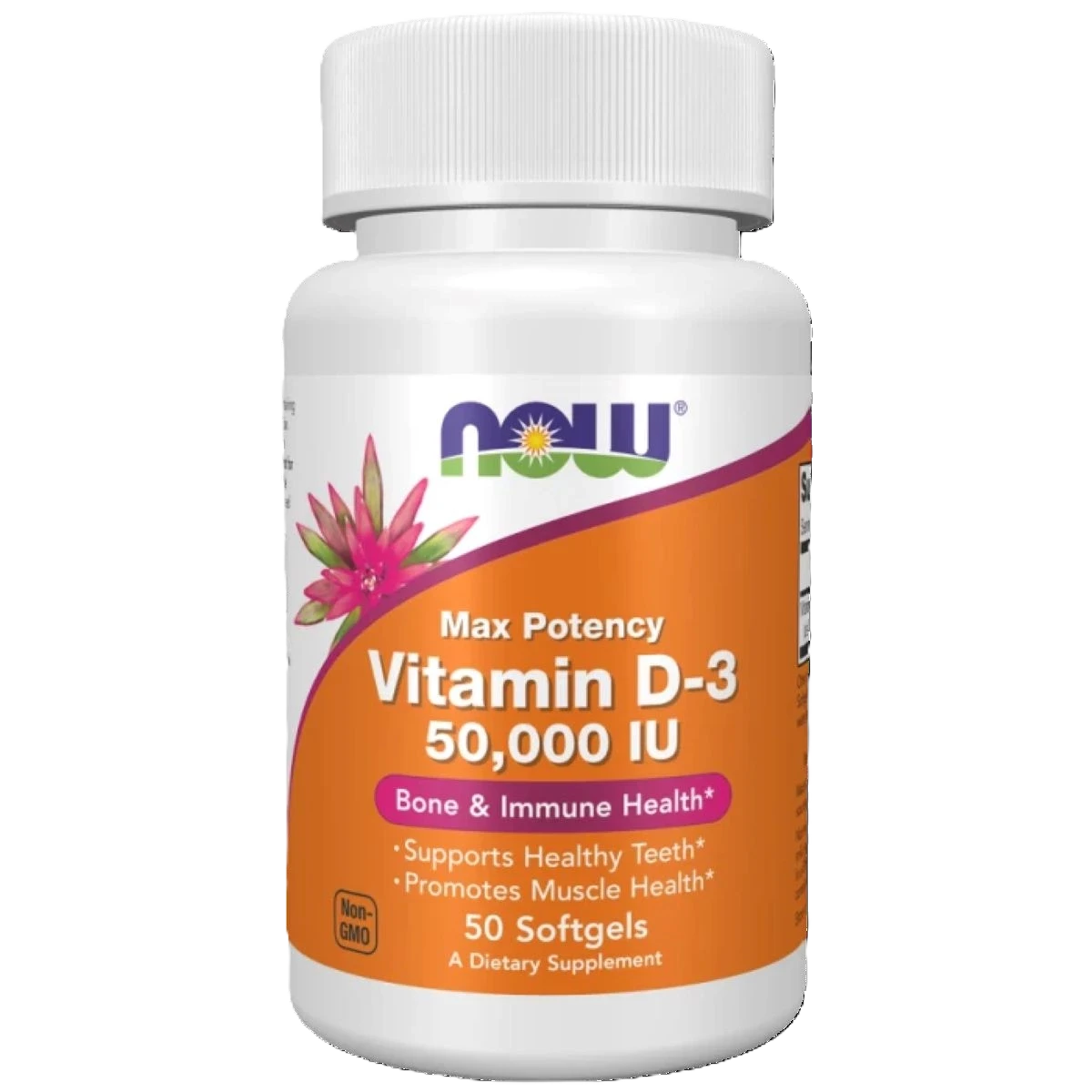 فيتامين دي ثري 50000وحدة 50حب ناو