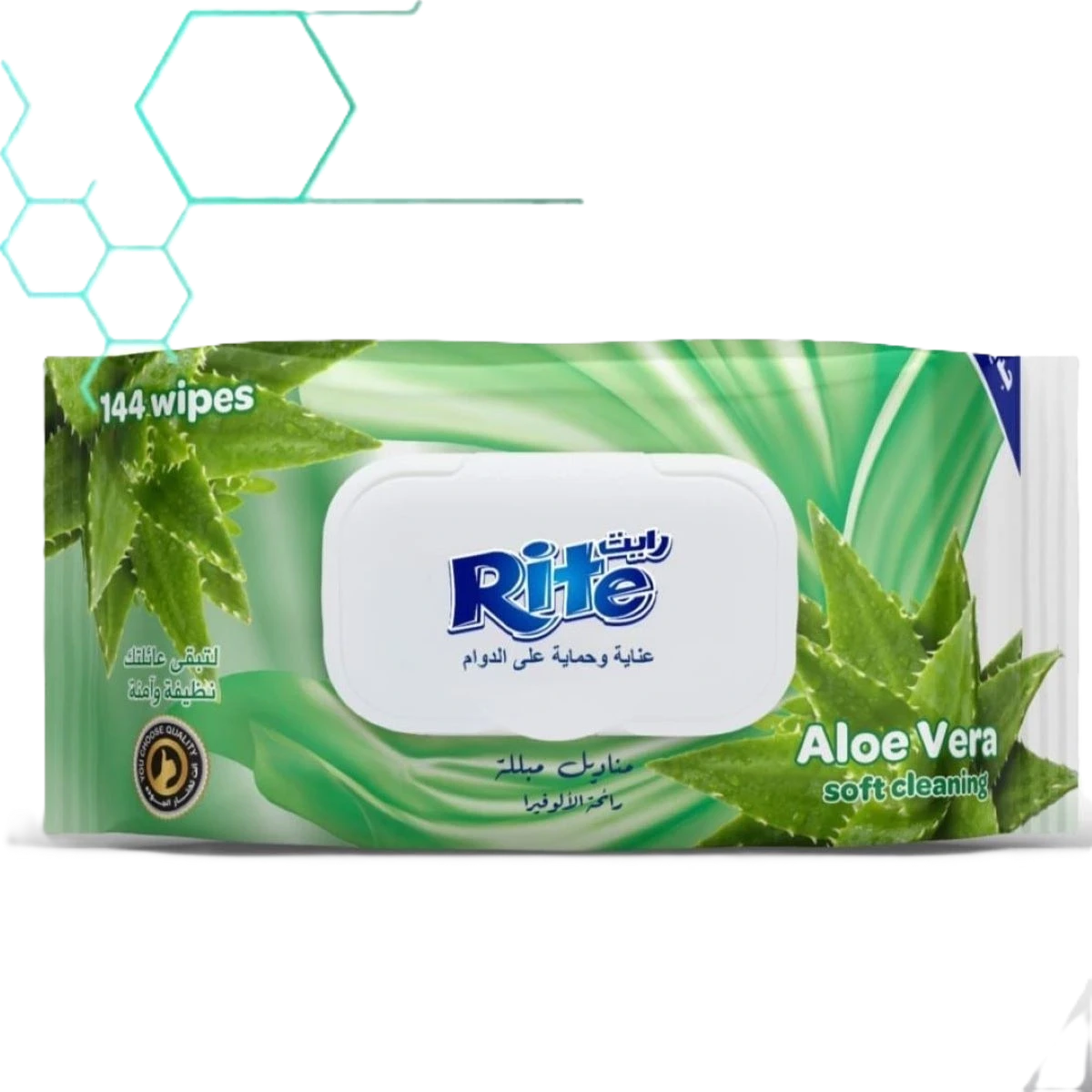 مناديل مبلله رايت برائحة الالوفيرا144 حبه