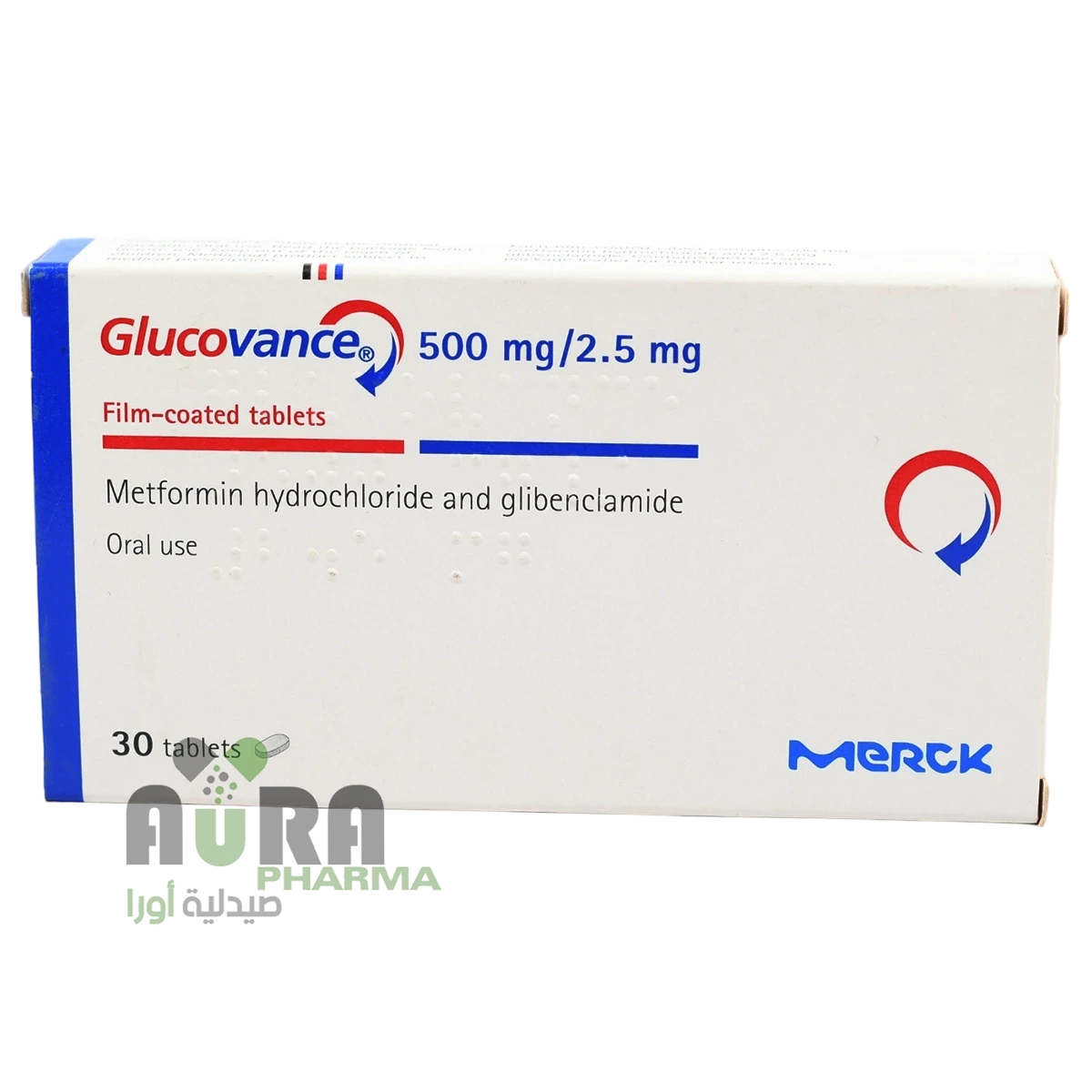 جلوكوفانس 500/2.5ملجم اقراص الجنتين