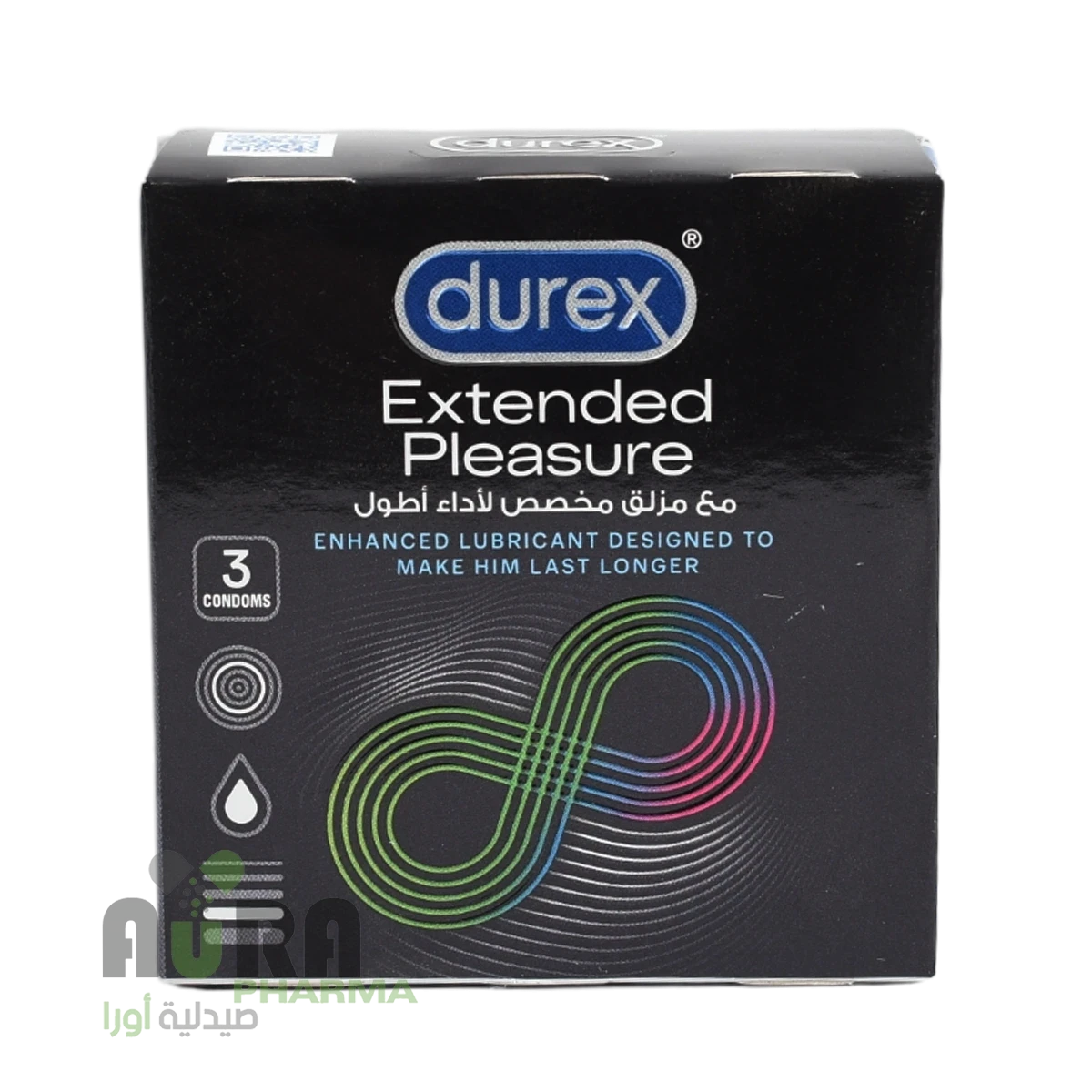 ديوريكس واقي ذكري منوع عبوة 3 حبات