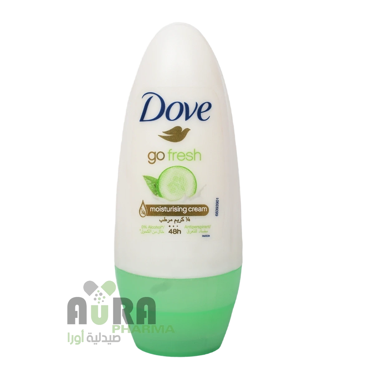 دوف مزيل العرق رول جو فريش بالخيار وأوراق الشاي- 50 مل