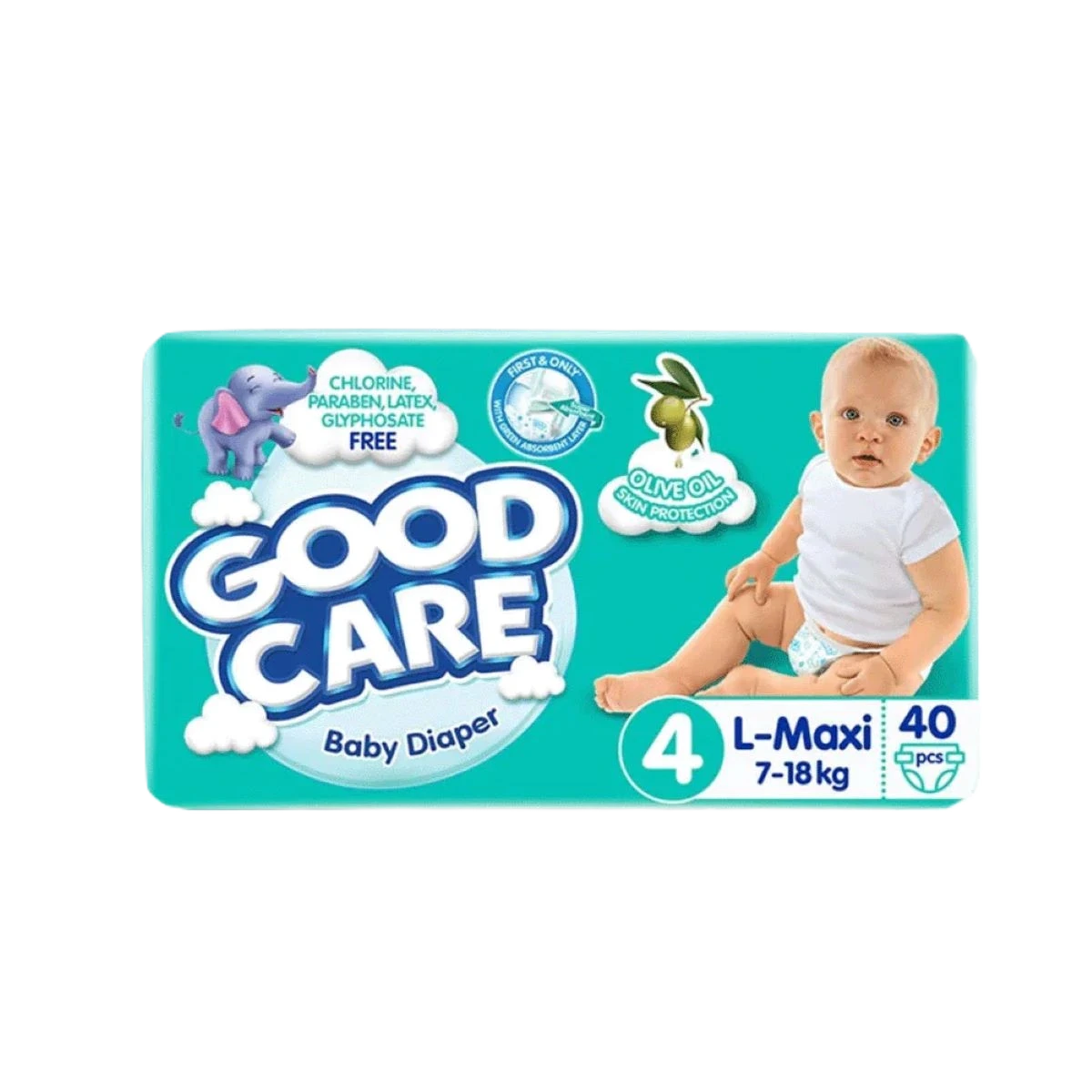 حفاضات جود كير رقم 4 ماكسي، عدد 40 حبة