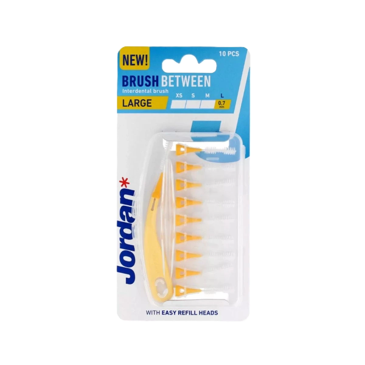 جوردن فرشاة بين الأسنان كبيرة، 10 قطع