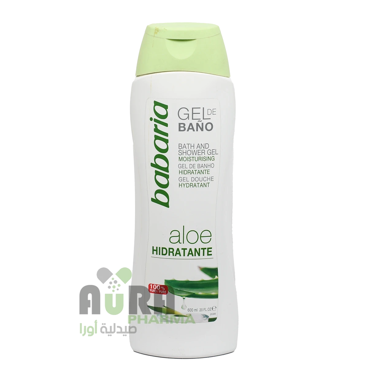 باباريا جل الاستحمام المرطب بالصبار -600 مل