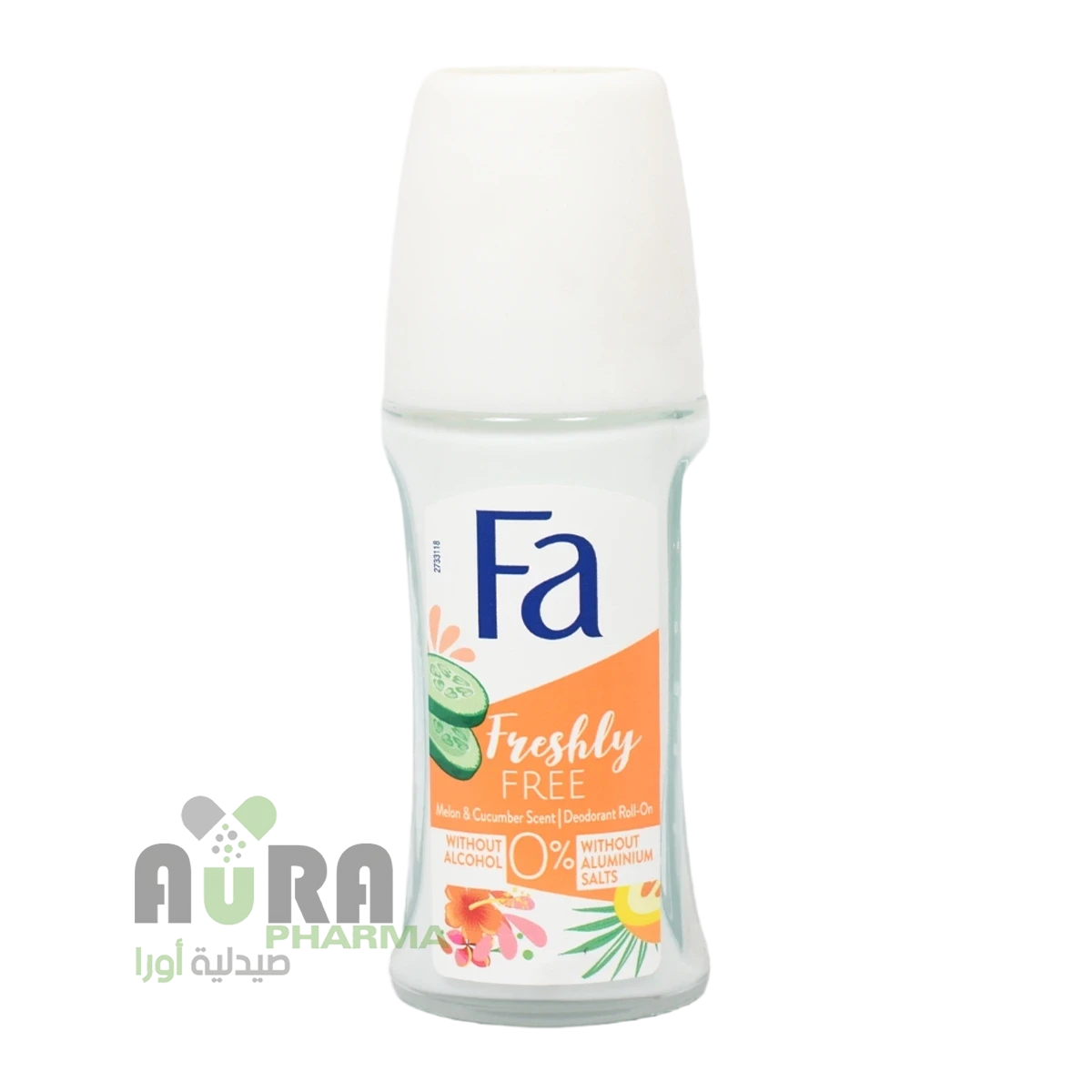 فا مزيل عرق رول فريشلي فري خيار و شمام للنساء-50 مل