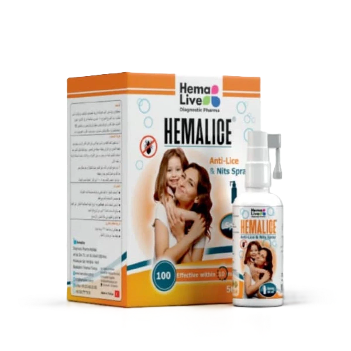 هيما لايف بخاخ هيما لايس لمكافحة القمل 50مل