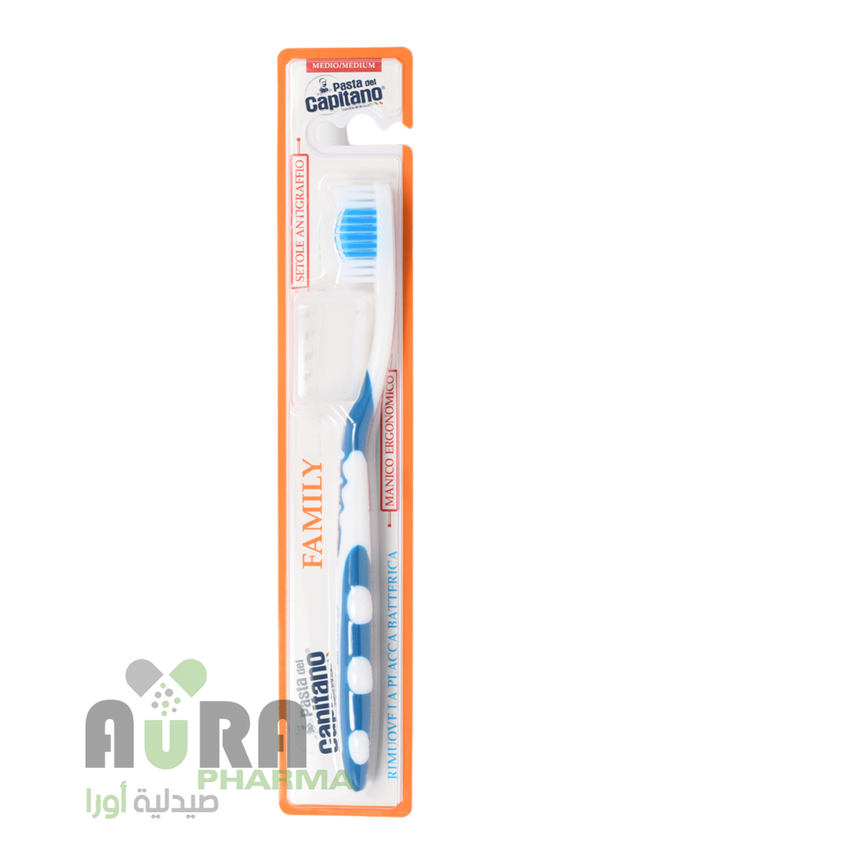 فرشاة أسنان كابيتانو فاميلي ناعمة